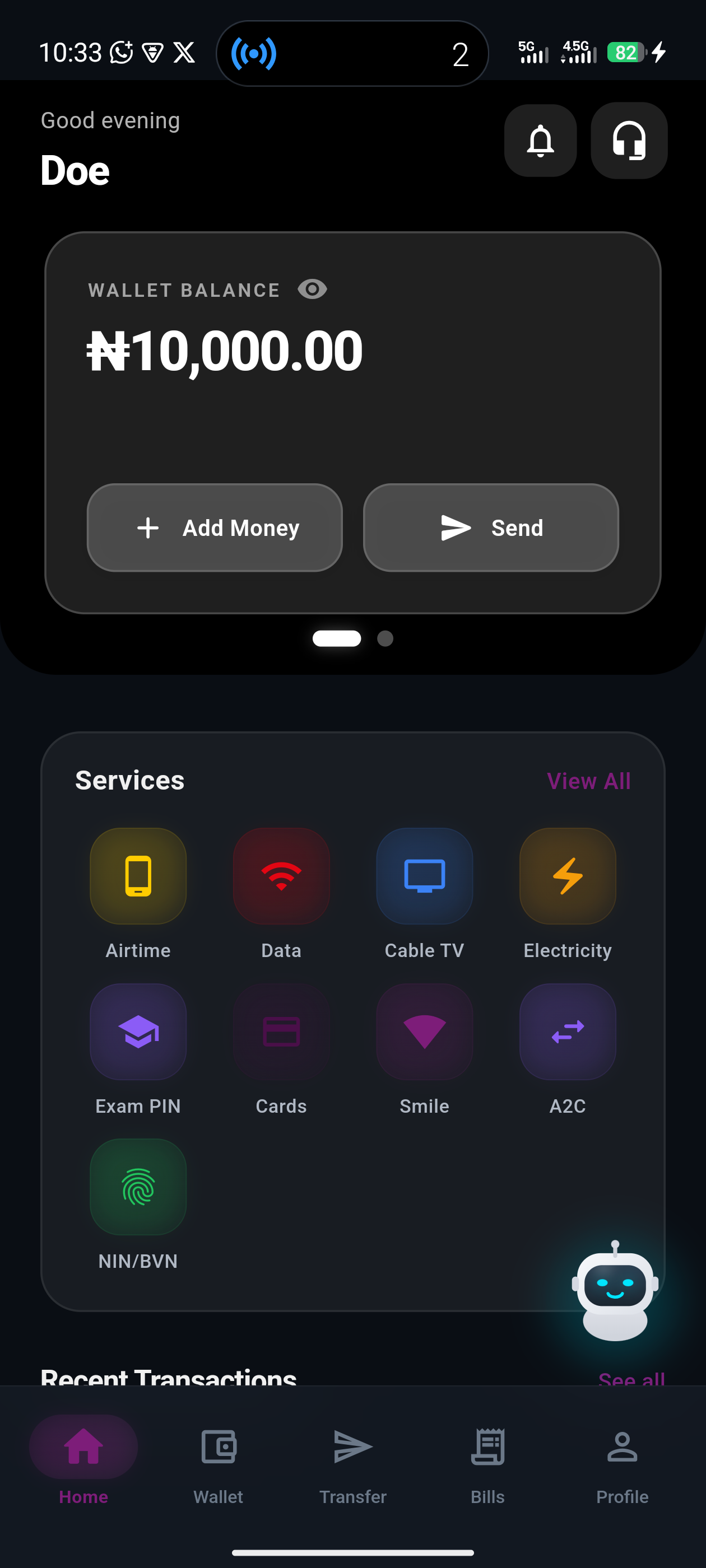N3TBuy app dashboard